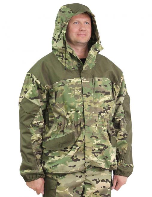 Костюм ГОРКА NEW тк.Рип-стоп цв.Мультикам с накладками