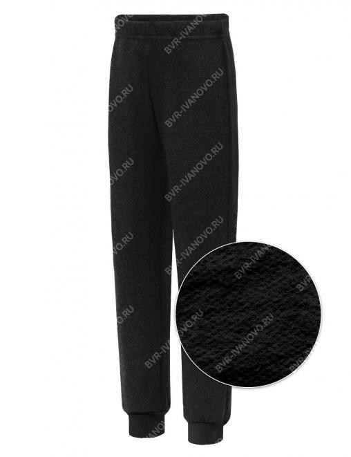 Трико поддёва детские RS тк.Футер 2х нитка с начёсом цв.Черный