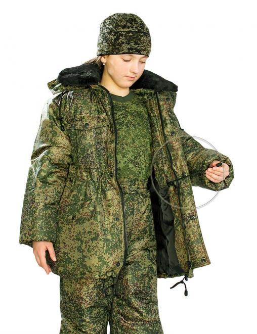 Куртка детская ЗИМА цв.Цифра