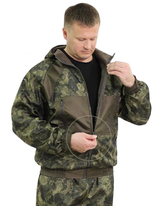 Костюм БЕРКУТ-DEMI тк.Polarfleece цв.BLUR 1252-6