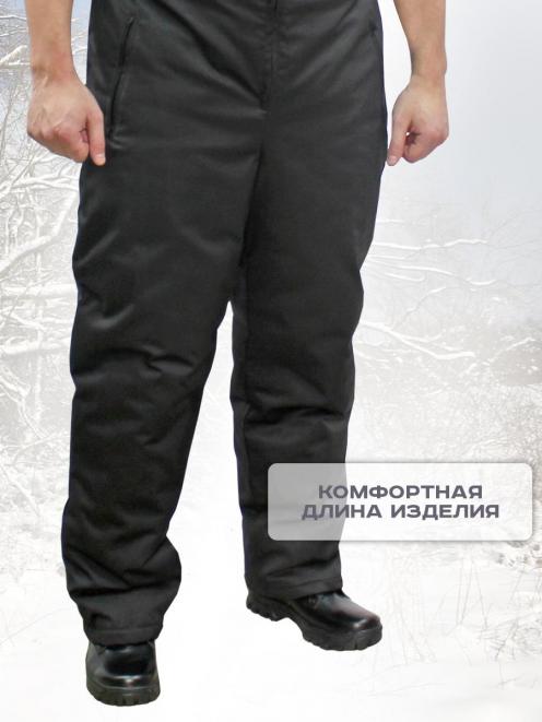 Полукомбинезон утеплённый тк.Смесовая цв.Чёрный 