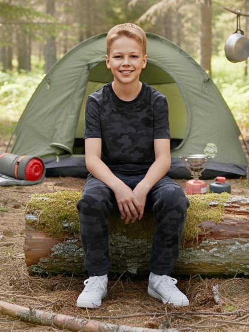 Комплект детский SUMMER TIME с брюками цв.Чёрный КМФ Рубеж