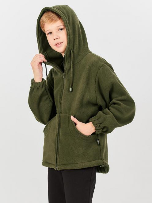 Толстовка детская БАРС тк. Флис цв. Олива