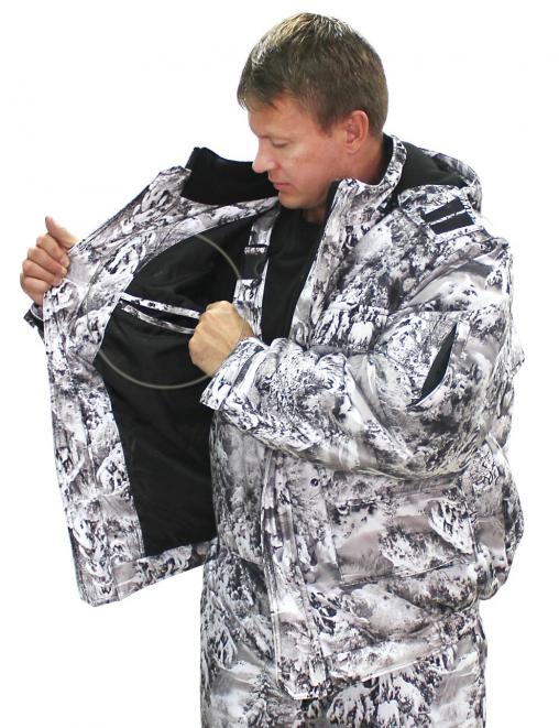 Костюм зимний HUNTER тк.Алова цв.Белый Лес 2