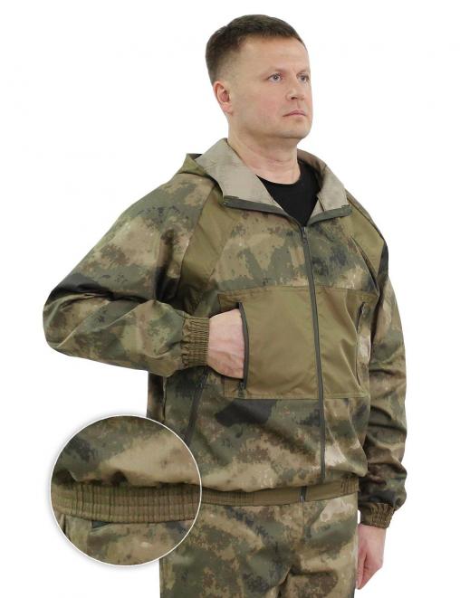 Костюм ПАРТИЗАН тк.Смесовая цв.Мох зеленый