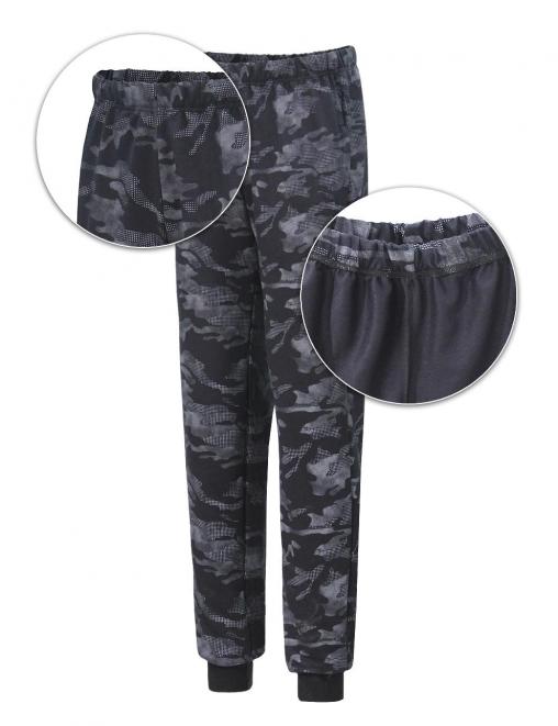 Трико мужское NATURE на манжете RS тк.Футер цв.Чёрный КМФ