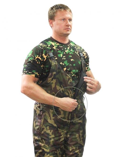 Полукомбинезон утеплённый RS тк.Оксфорд цв.Зеленый КМФ