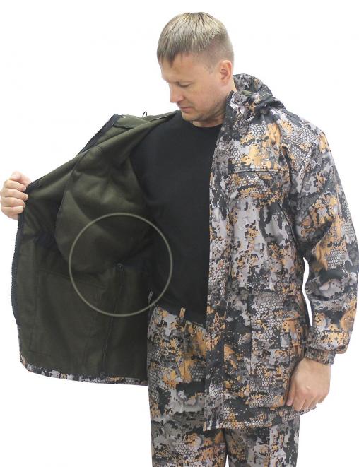 Костюм ТАЙГА-DEMI RS тк.Polarfleece цв.Соты ULTRA