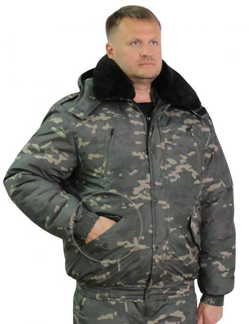 Костюм зимний НОРД тк.Дюспа цв.Мультикам граффит