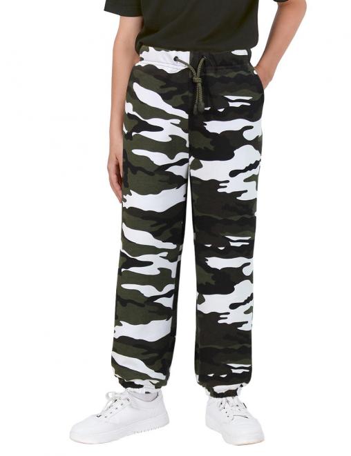 Трико детское спортивное ТОРНАДО RS тк.Футер 2-х нитка цв.Бело-Зеленый КМФ 3806