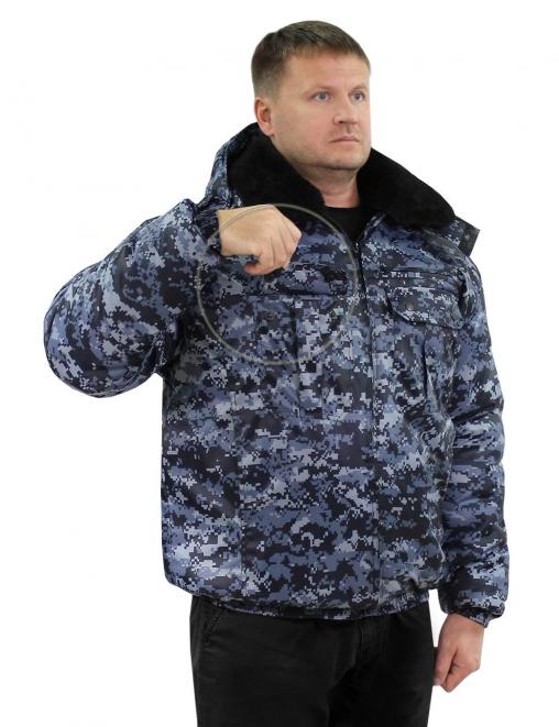 Куртка ПОЛИГОН тк.Оксфорд цв.Цифра Синяя