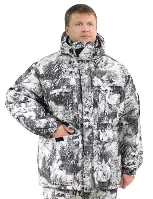 Костюм зимний ФОРЕСТ тк.Алова цв.Белый Лес 2