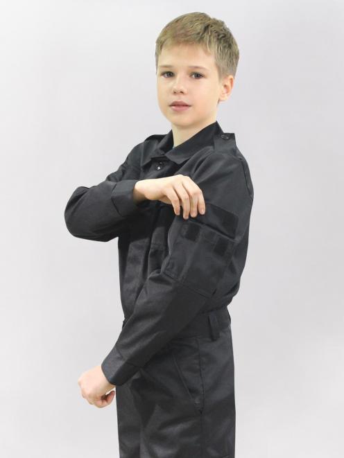 Костюм ПАТРИОТ детский RS тк.Смесовая цв.Чёрный