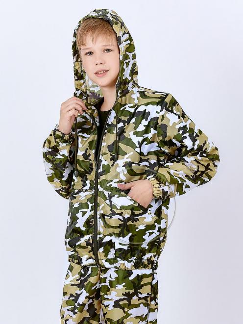 Костюм детский АЛЬФА RS тк.Оксфорд цв.НАТО КМФ Зелёный