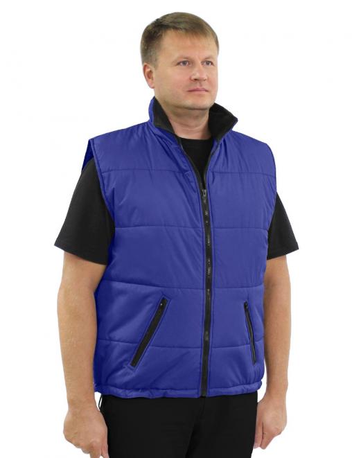 Жилет утеплённый БВР RS тк.Дюспа цв.Василёк