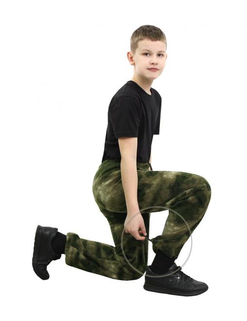 Костюм детский БАРС Флисовый цв.Мох зеленый