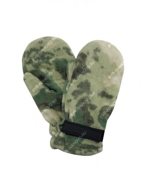 Варежки флисовые цв.Мох/Атак зел. пр-во: БВР