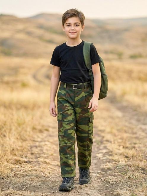 Брюки детские ВОЕННО-ПОЛЕВЫЕ цв.Флора