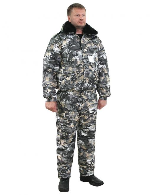 Костюм зимний НОРД тк.Дюспа/Мембрана цв.Полигон