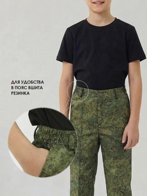 Брюки КАДЕТ-СТАРШЕКЛАССНИК тк.Смесовая цв.Цифра