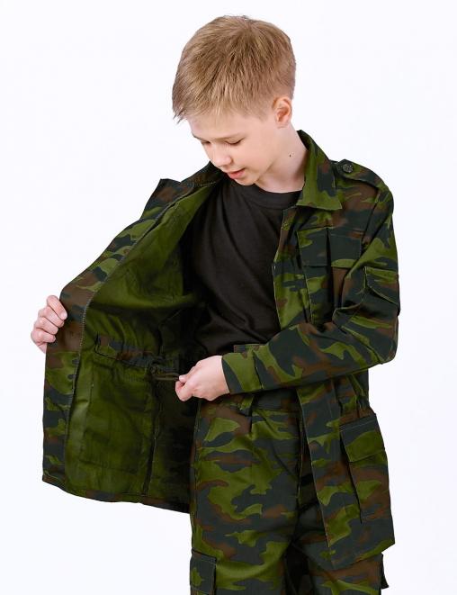 Костюм детский ВОЕННО-ПОЛЕВОЙ тк.Смесовая цв.Флора