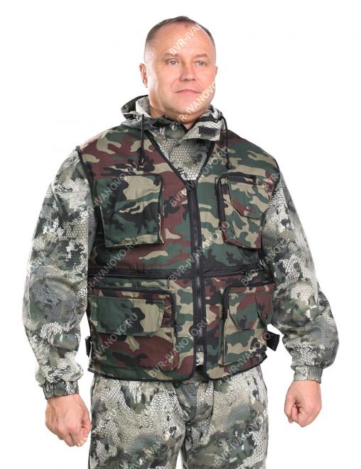 Жилет HUNTER RS тк.Рип-стоп цв.Зеленый КМФ