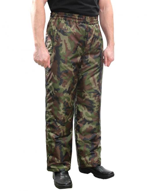 Брюки утеплённые ВИХРЬ RS тк.Оксфорд цв.Зеленый КМФ