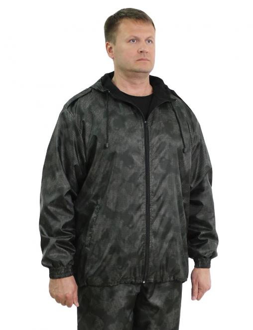 Костюм АЛЬФА-DEMI тк.Оксфорд цв.Черный КМФ