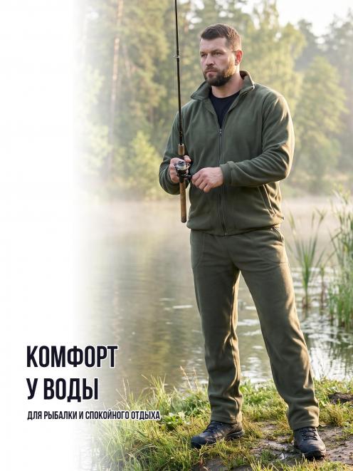 Костюм Флисовый цв.Олива