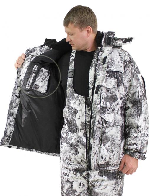 Костюм зимний ФОРЕСТ тк.Алова цв.Белый Лес 2