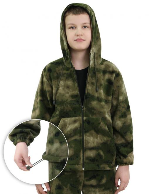 Костюм детский БАРС Флисовый цв.Мох зеленый