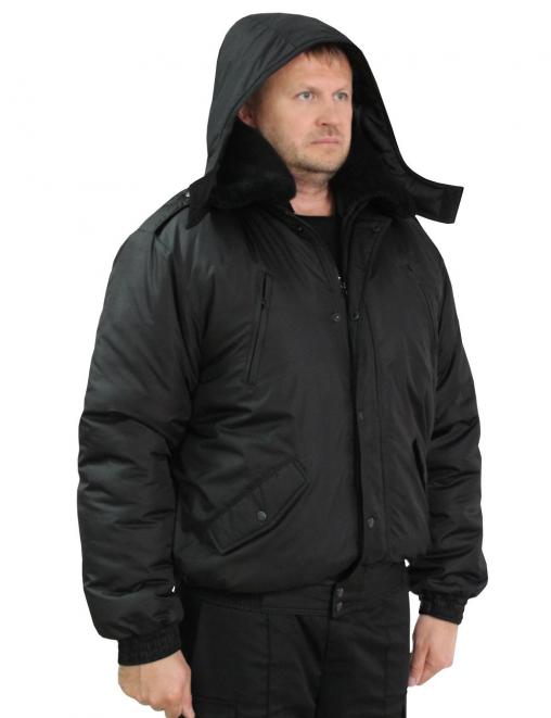 Куртка ОХРАННИК RS  тк.Дюспа цв.Чёрный