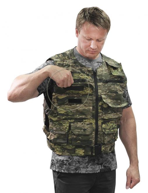 Жилет ОХОТА тк.Рип-стоп цв.Тигр