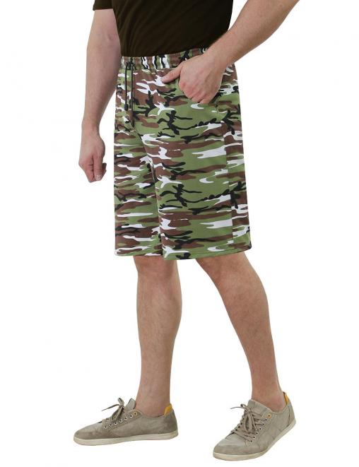 Шорты мужские ДАЧНЫЕ RS цв.Зелёный КМФ 4126