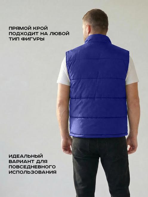 Жилет утеплённый БВР RS тк.Дюспа цв.Василёк