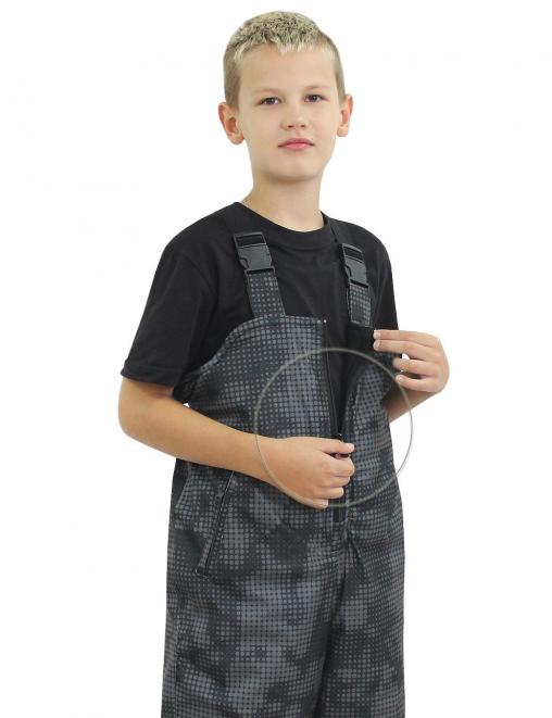 Костюм детский зимний тк.Алова RS цв.BLUR Чёрный лайт