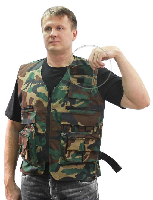 Жилет УНИВЕРСАЛЬНЫЙ RS тк.Рип-стоп цв.Зеленый КМФ