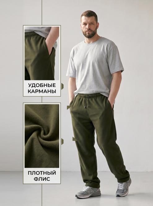 Брюки мужские SPORT тк.Флис цв.Олива