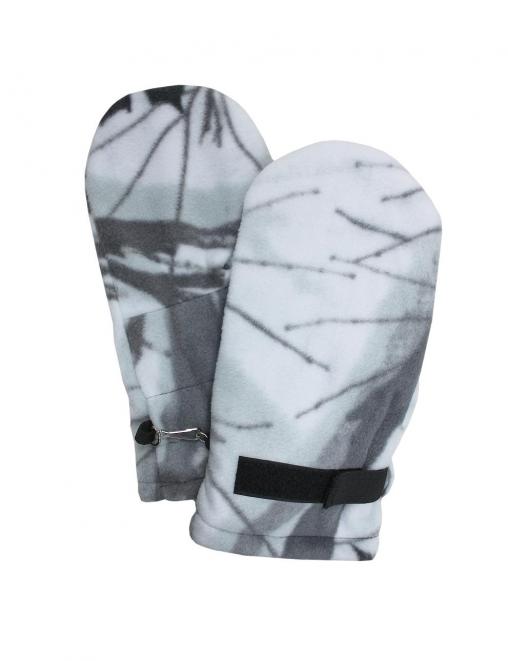 Варежки флисовые цв.Белый Лес пр-во: БВР