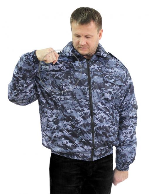 Ветровка ОХРАНА тк.Оксфорд цв.Цифра Синяя