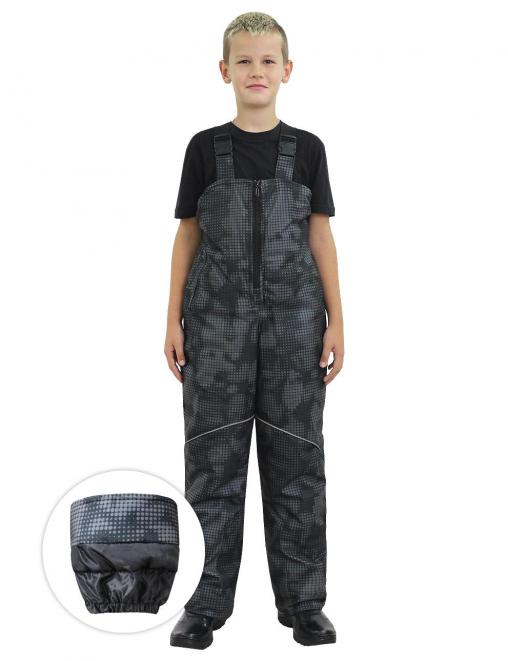 Костюм детский зимний тк.Алова RS цв.BLUR Чёрный лайт