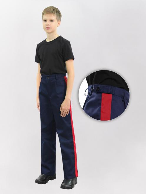 Костюм КАДЕТ-СТАРШЕКЛАССНИК тк.Смесовая Балтекс цв.Синий