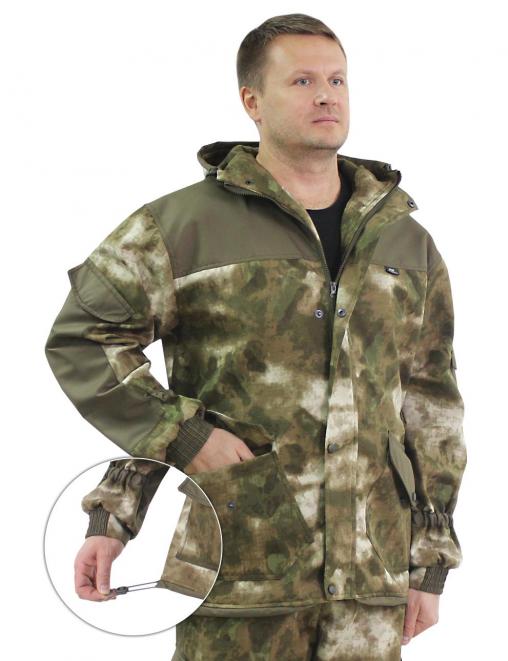 Костюм ГОРКА-ДЕМИ  RS тк.Polarfleece рип-стоп цв.Атак зелёный