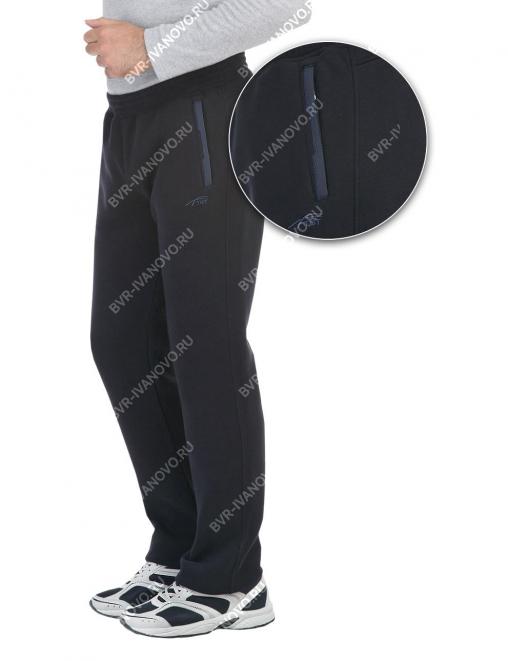 Брюки мужские тк.Футер 3-х нитка цв.Тёмно-Синий