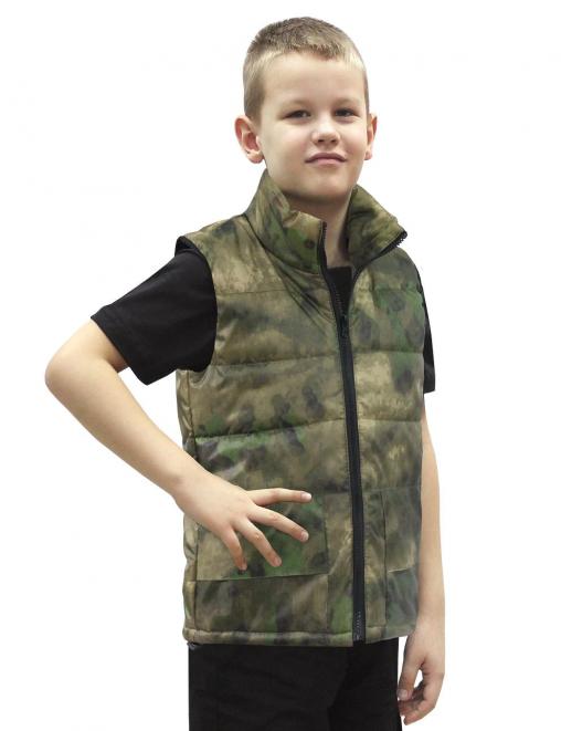 Жилет детский утеплённый RS тк.Оксфорд цв.Атак