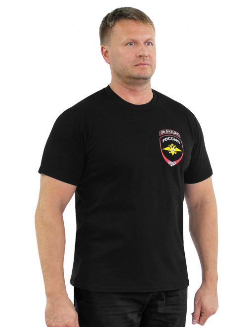 Футболка ПОЛИЦИЯ РОССИЯ МВД цв.Чёрный