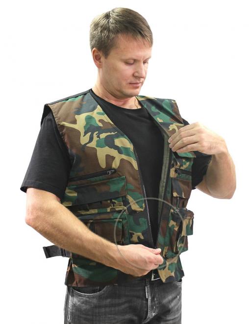 Жилет УНИВЕРСАЛЬНЫЙ RS тк.Рип-стоп цв.Зеленый КМФ