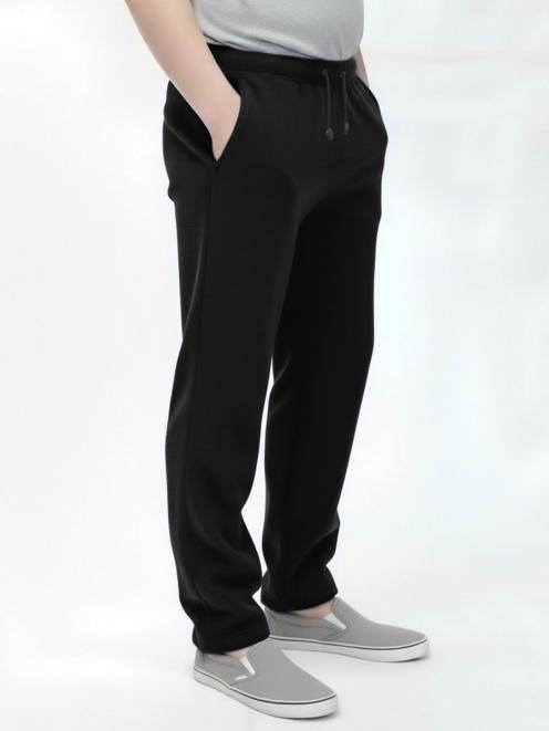 Брюки мужские SPORT тк.Флис цв.Черный