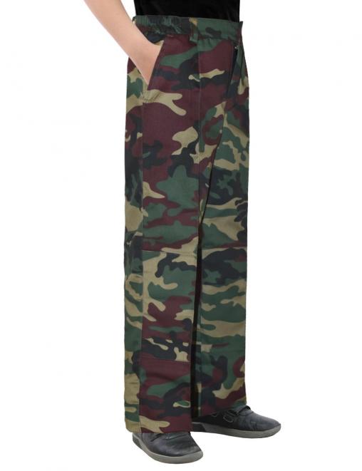 Брюки детские КАМУФЛЯЖ RS цв.Зеленый КМФ