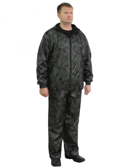 Костюм АЛЬФА-DEMI тк.Оксфорд цв.Черный КМФ